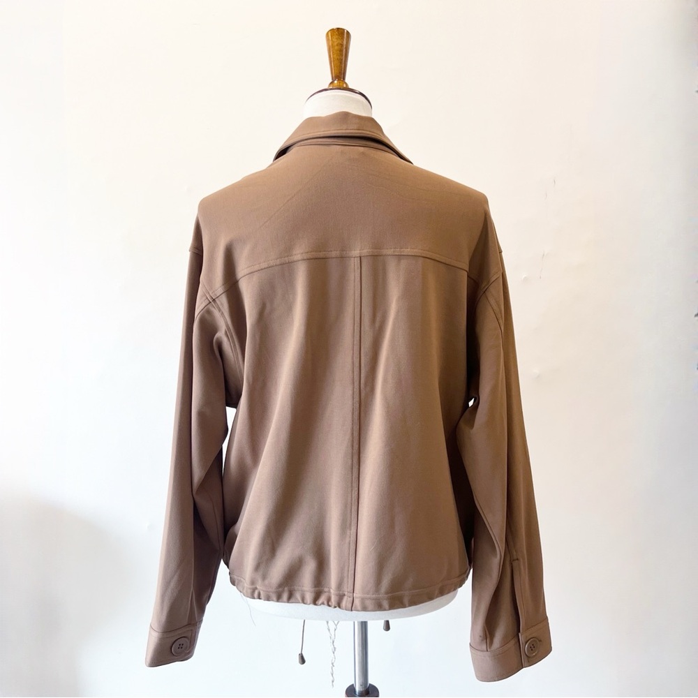 Max Studio Ponte Pocket Drawstring Jacket Medium … - image 8